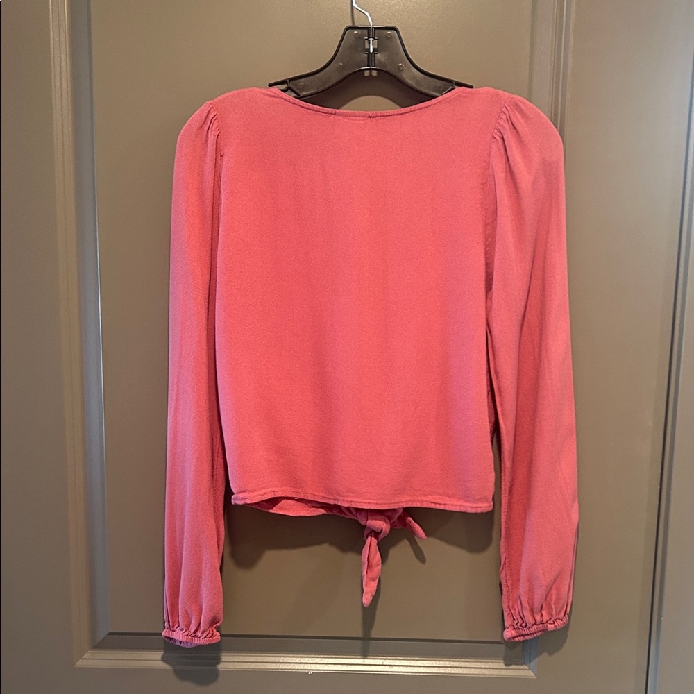 Pink Ruffled Blouse - Picture 2 of 3